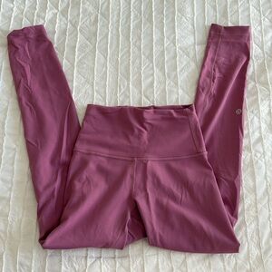 lululemon Wunder Train High-Rise Tight 25" in Velvet Dust